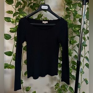 Madewell long-sleeve ribbed top